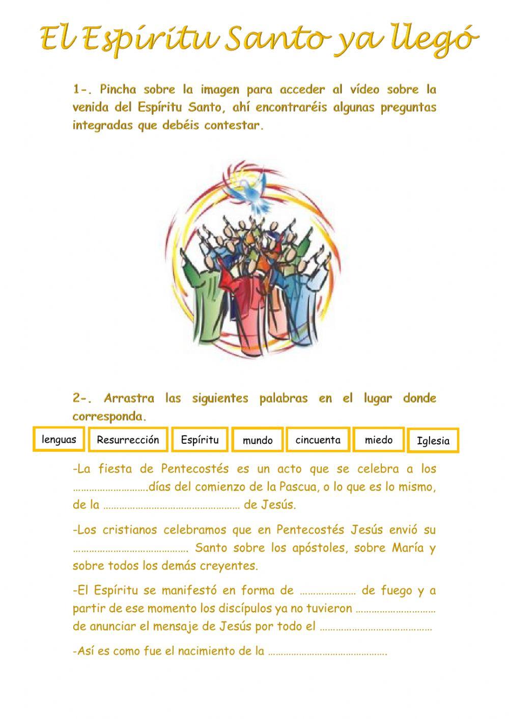 El día de Pentecostés El día de Pentecostés