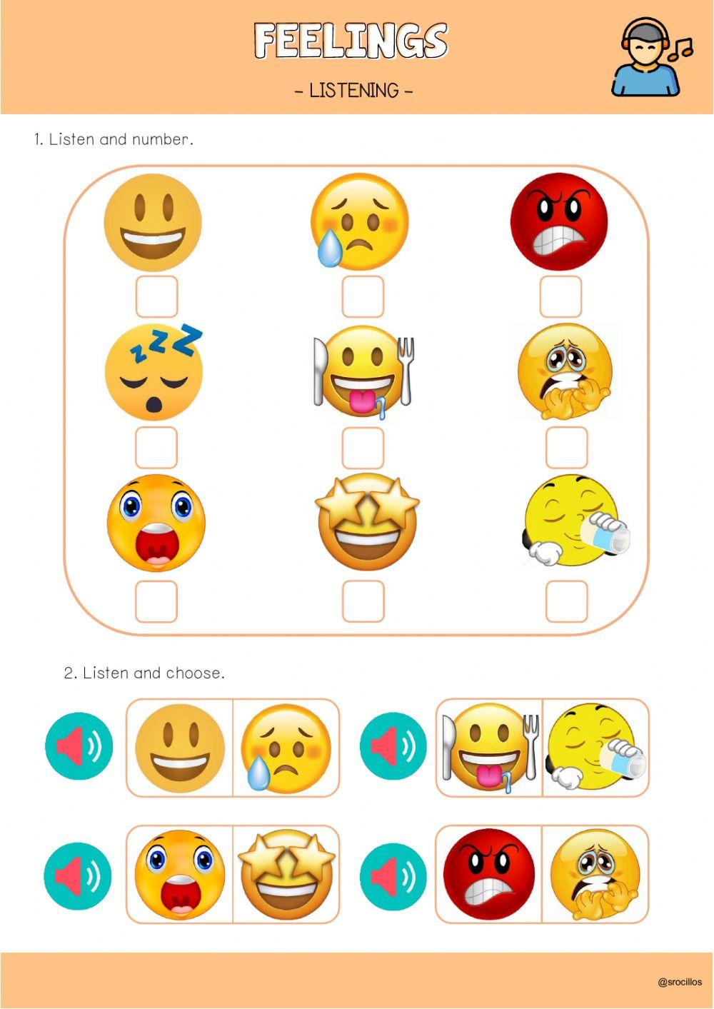 Feelings and emotions