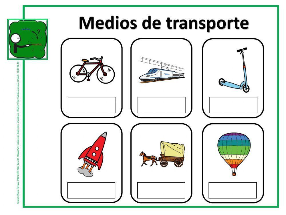 Cómo se llama: transportes