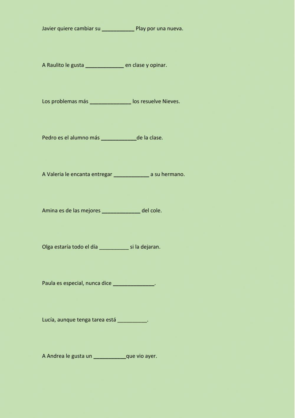 Sinónimos y antónimos