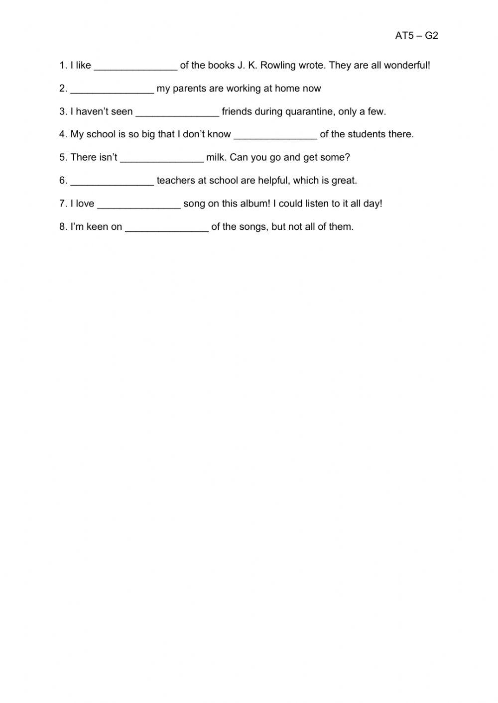 Optimise B1 Quantifiers U1