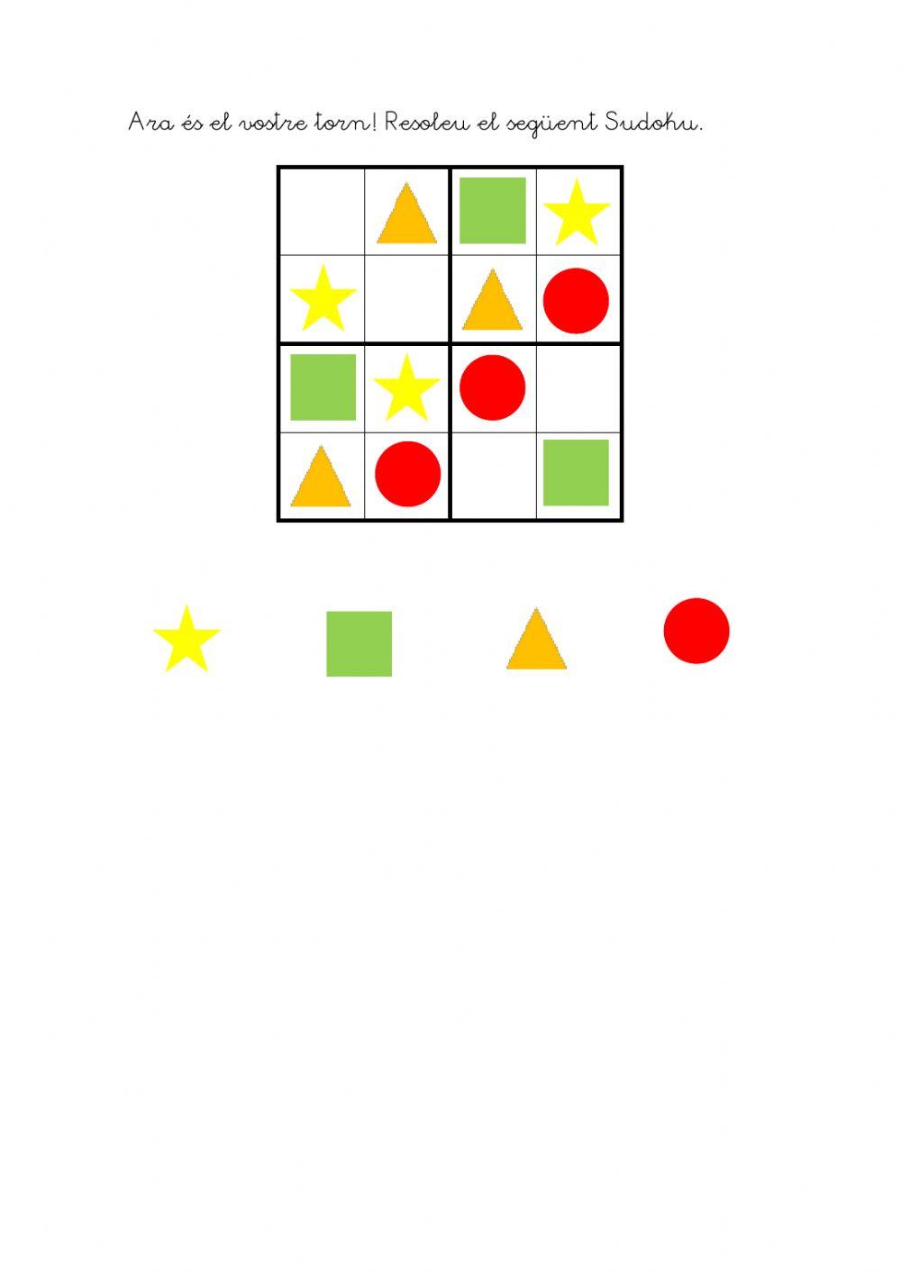 Sudoku figures geomètriques