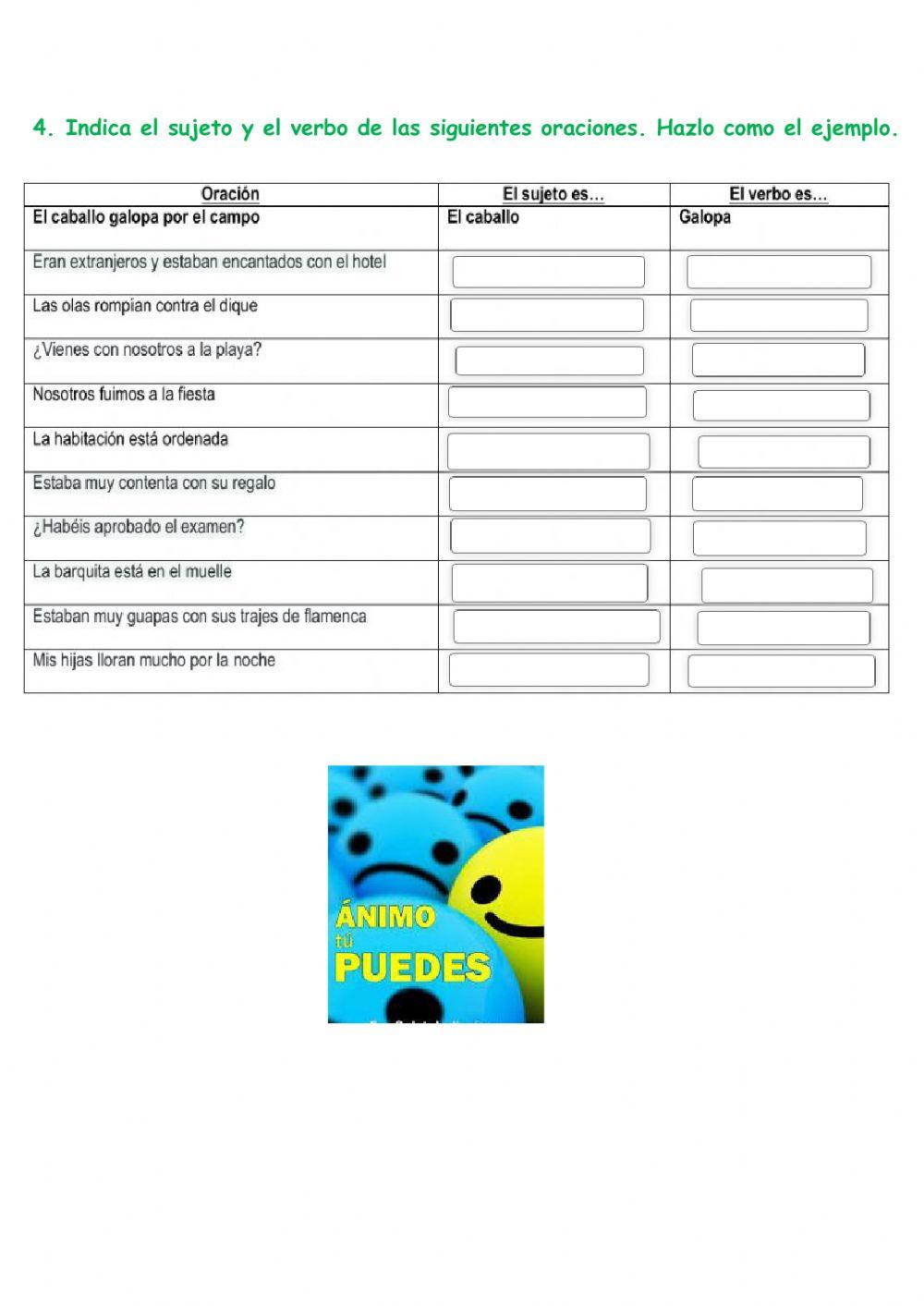 Examen temas 14 y 15 lengua 5º primaria