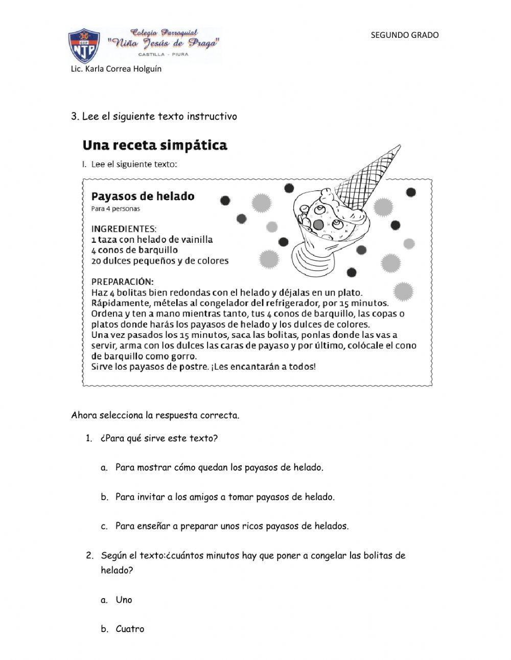 Comprensión Lectora