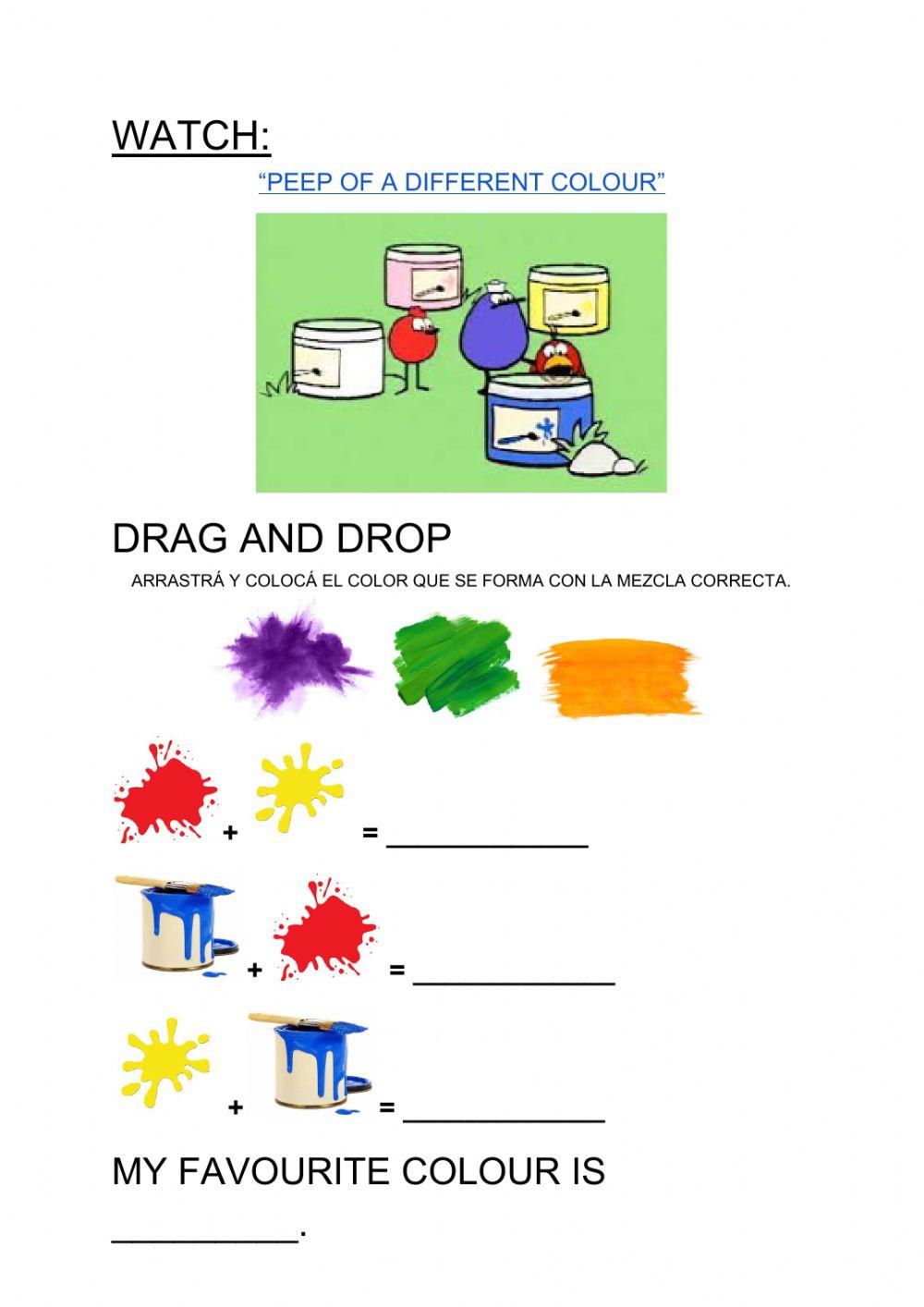 Colour mixing