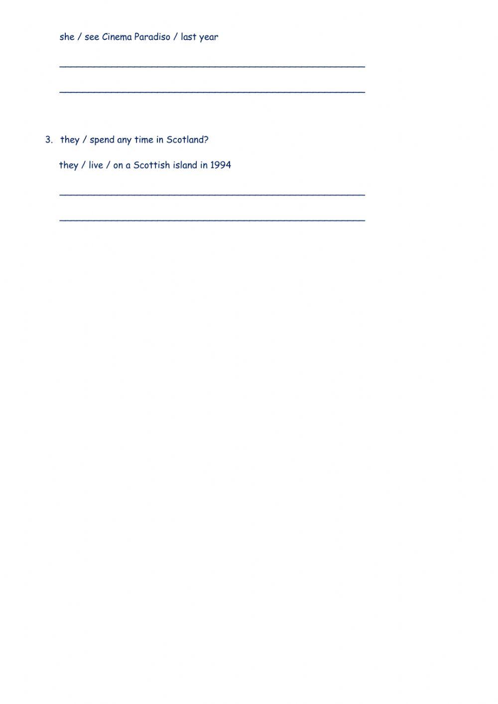 Present Perfect and Past Simple