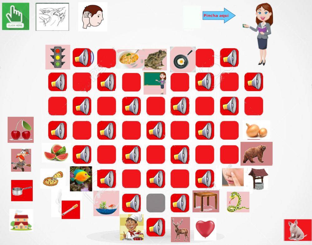 Discriminación auditiva R y L. Arrastar