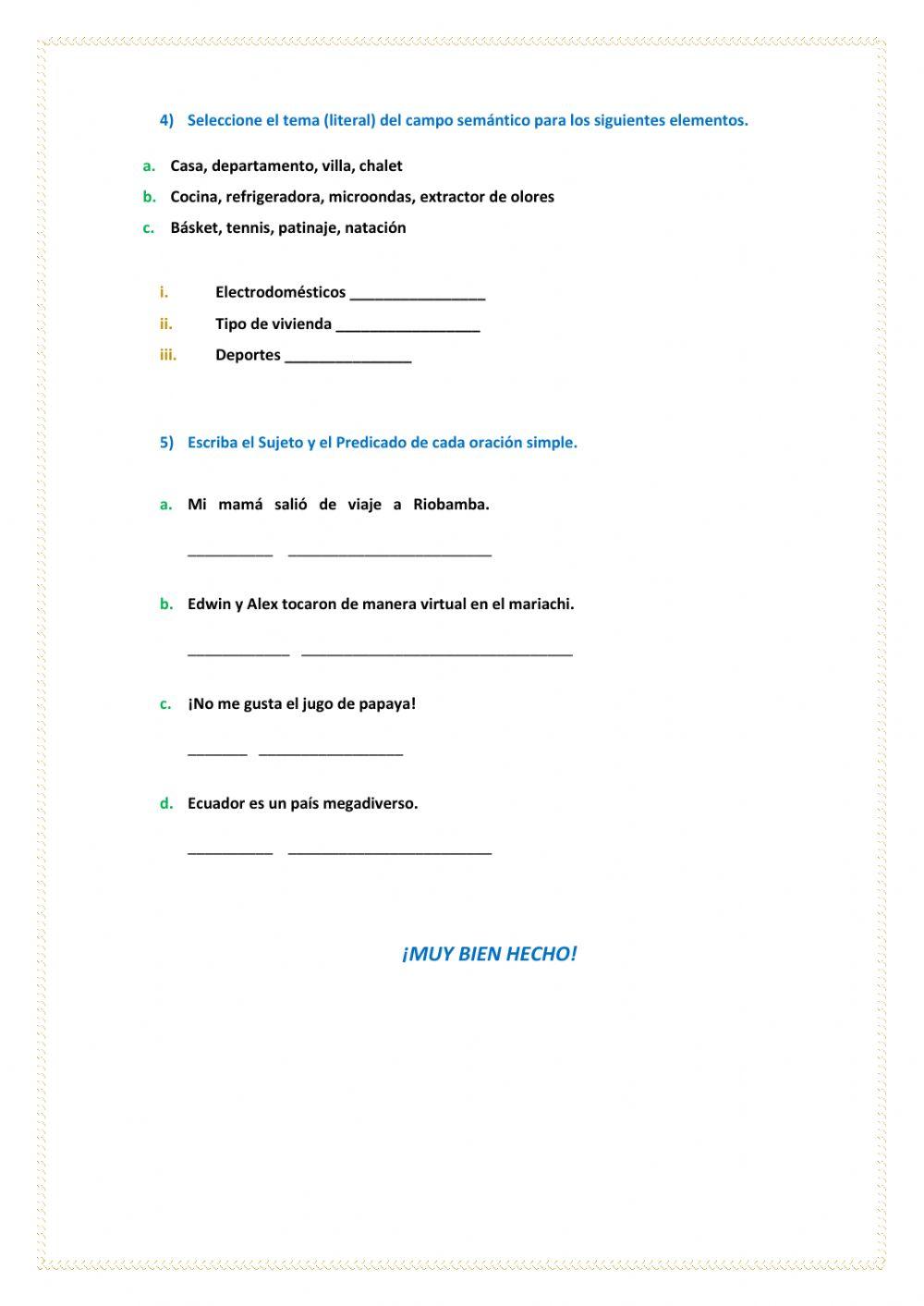 Lección Unidad 5  -Pinturas, paratextos y presentaciones orales-