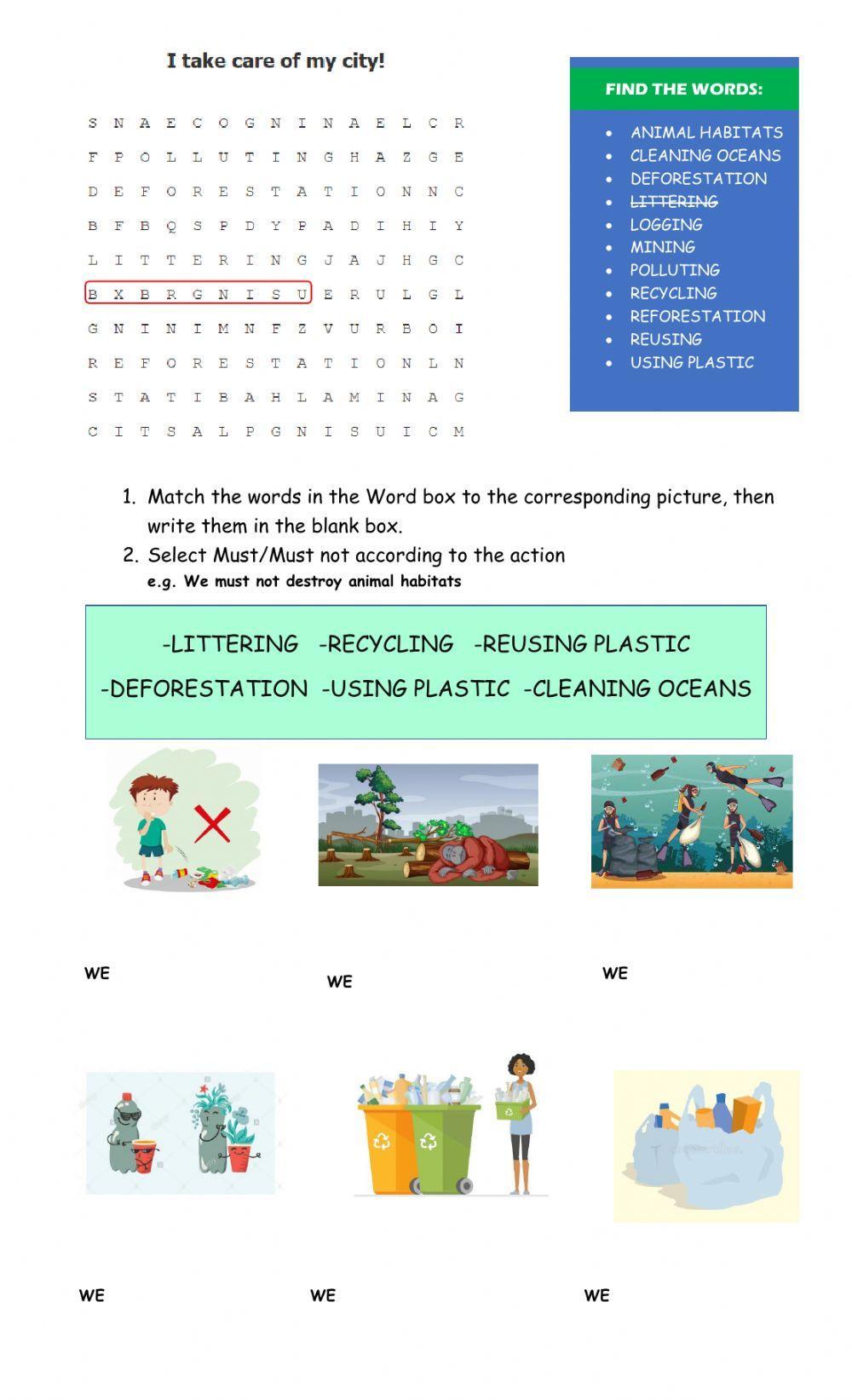 I take care of my city