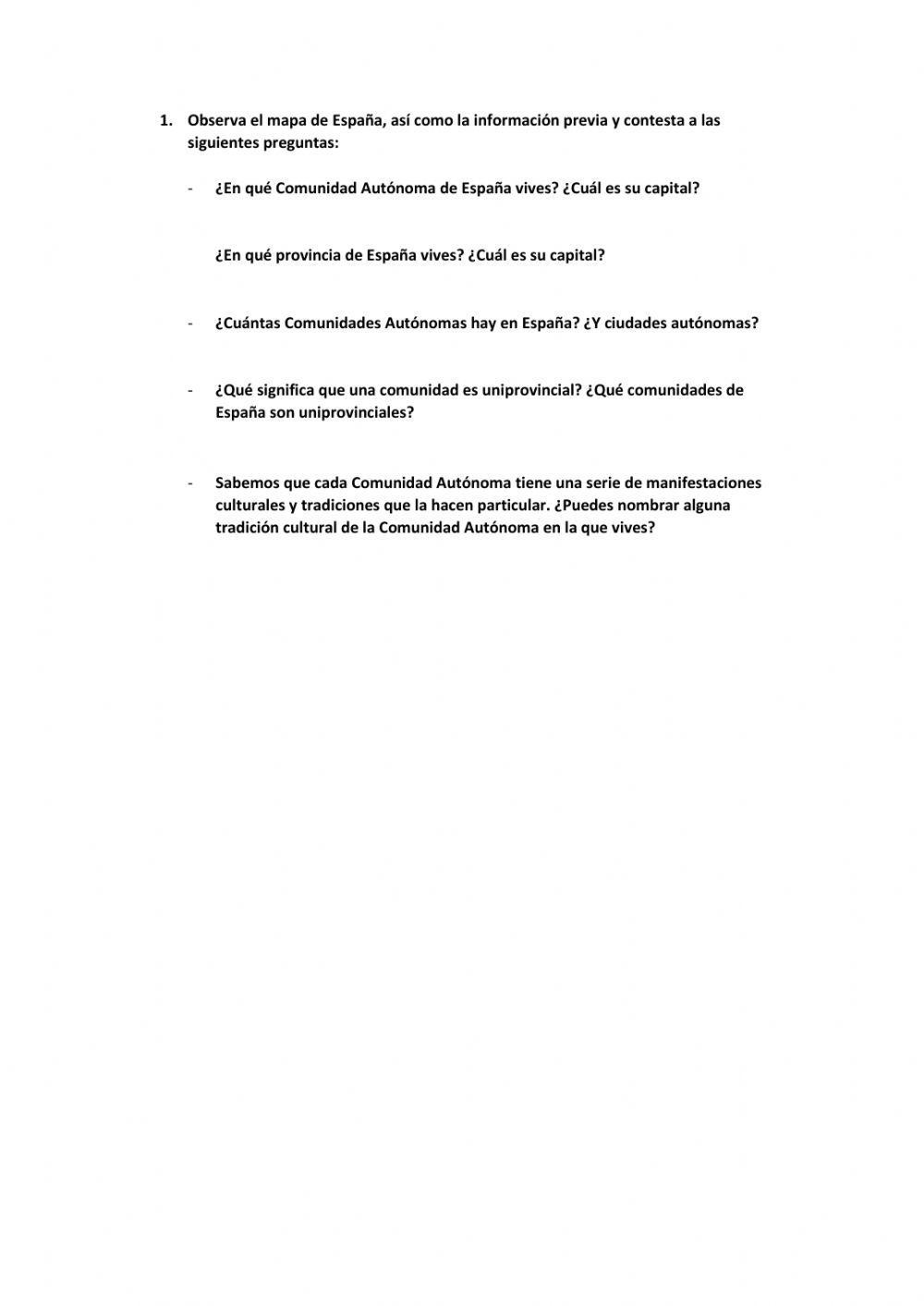 Comunidades autónomas