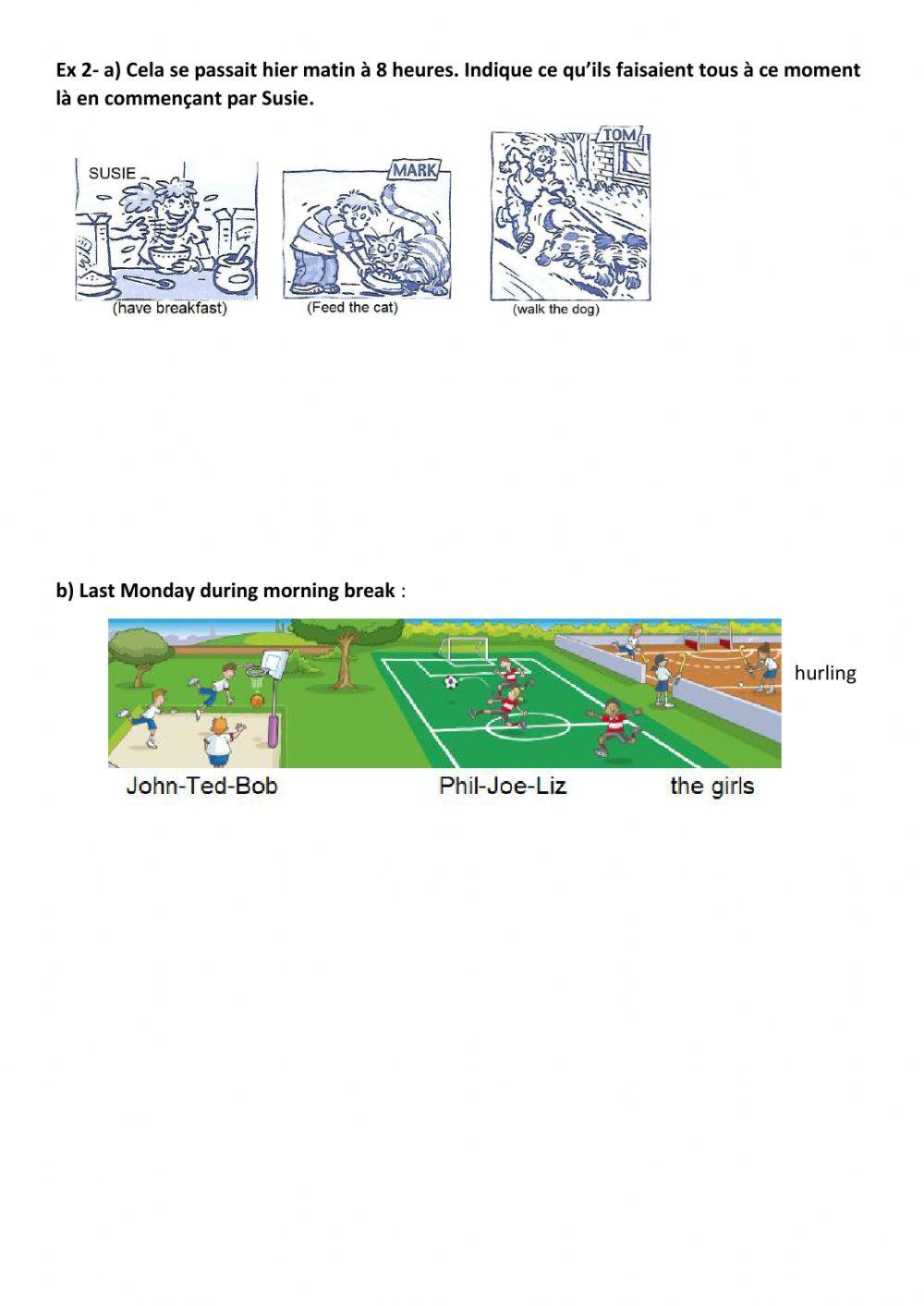 What was happening? What did they do then?