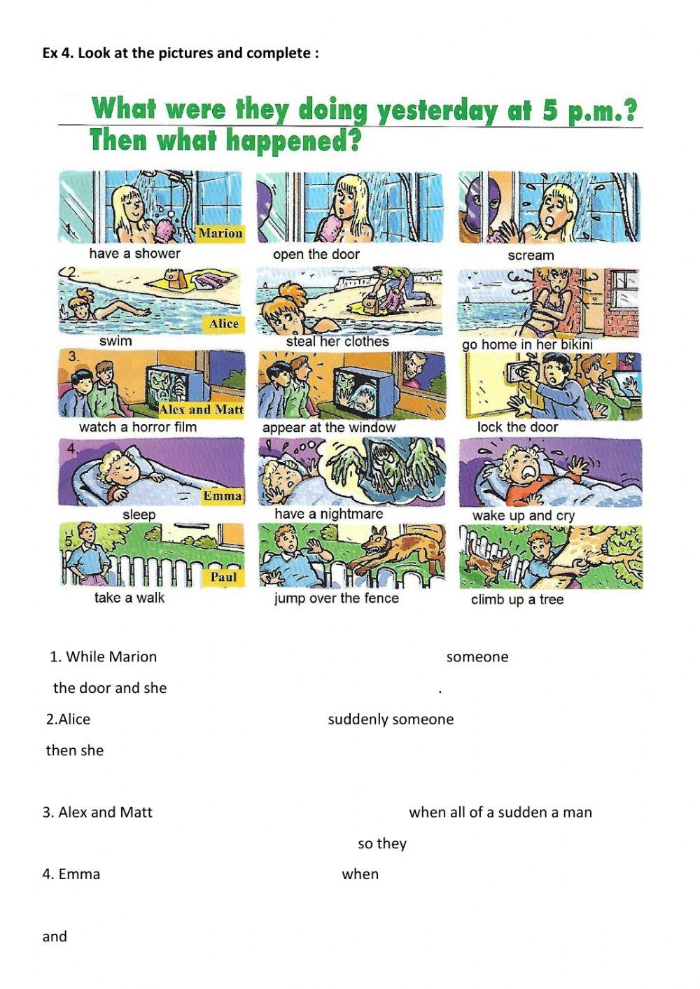 What was happening? What did they do then?