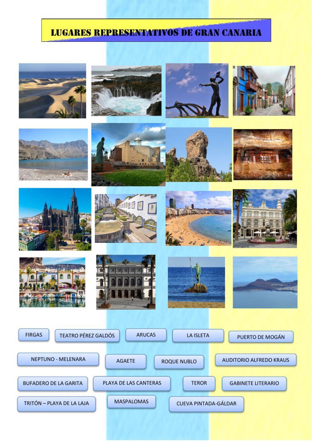 Lugares representativos de gran canaria