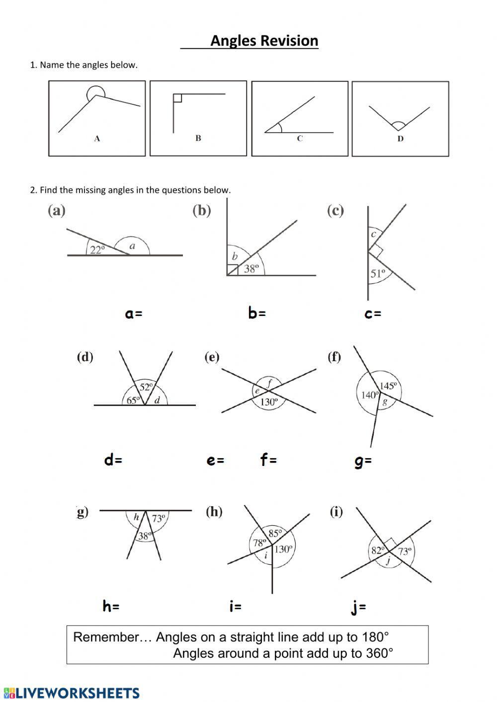 Finding missing angles