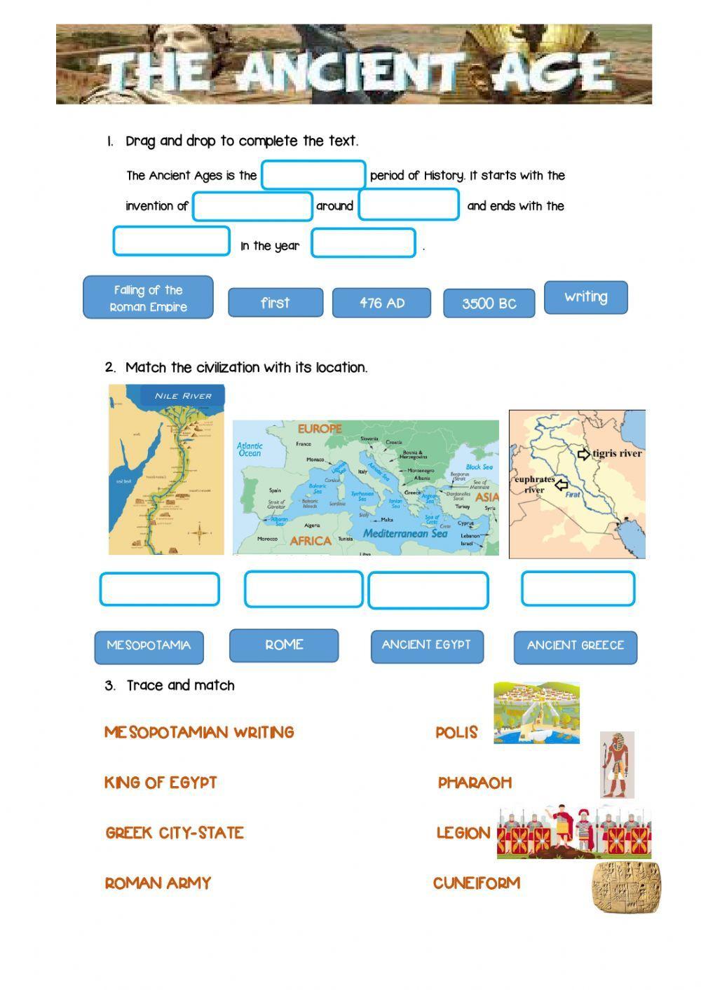 CIVILIZATIONS OF THE ANCIENT AGES CIVILIZATIONS OF THE ANCIENT AGES
