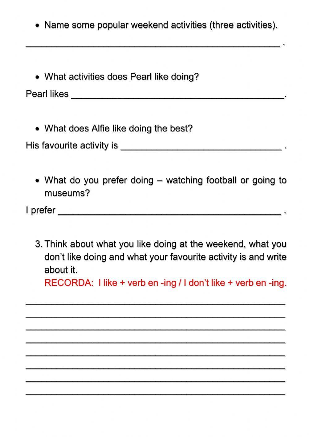 Video, reading and writing