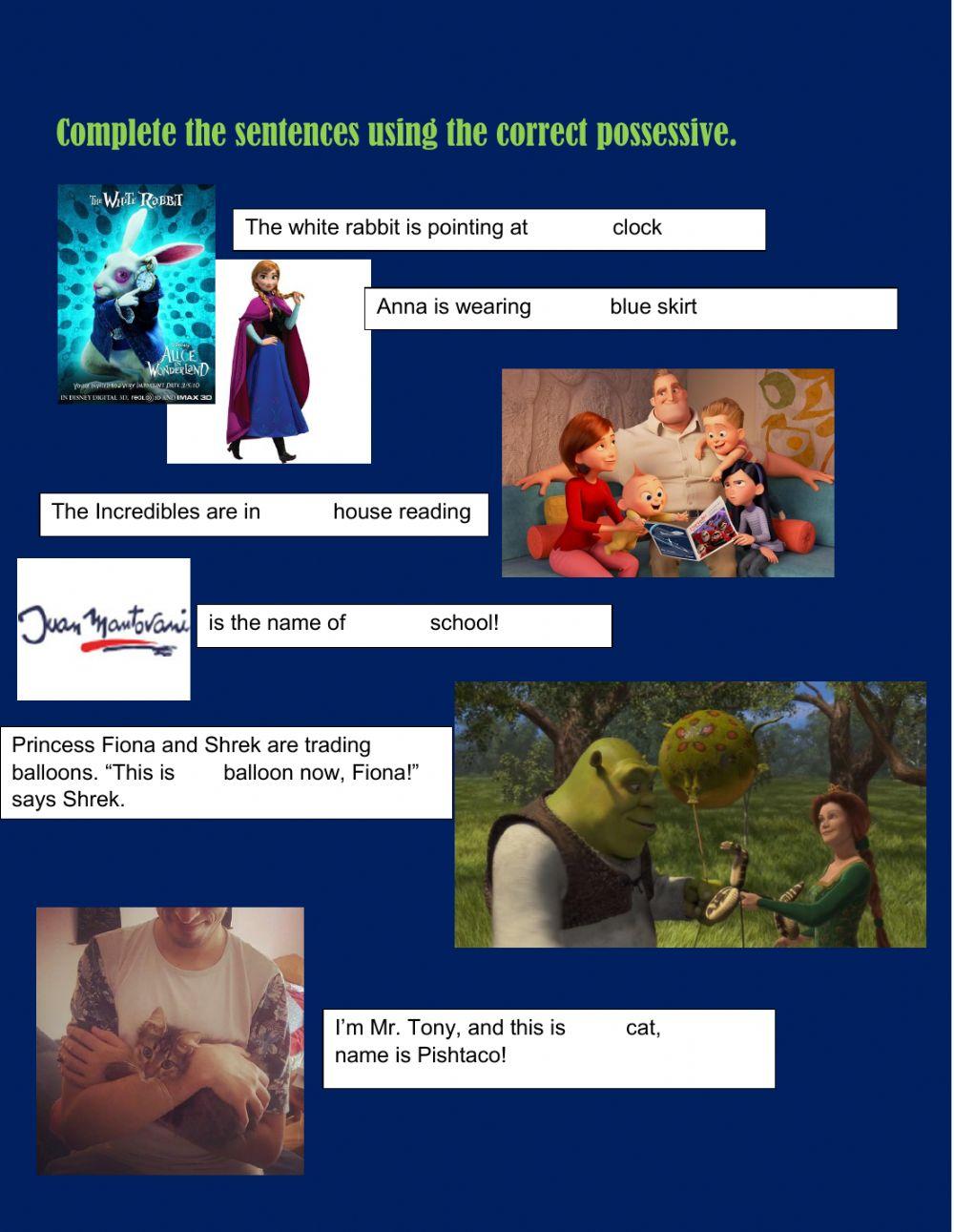 Possessives Practice