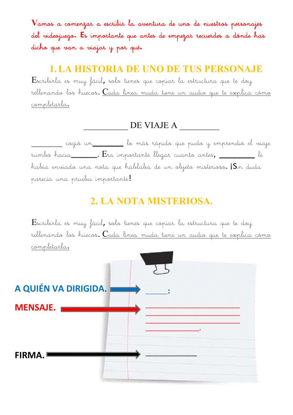 Historia y nota
