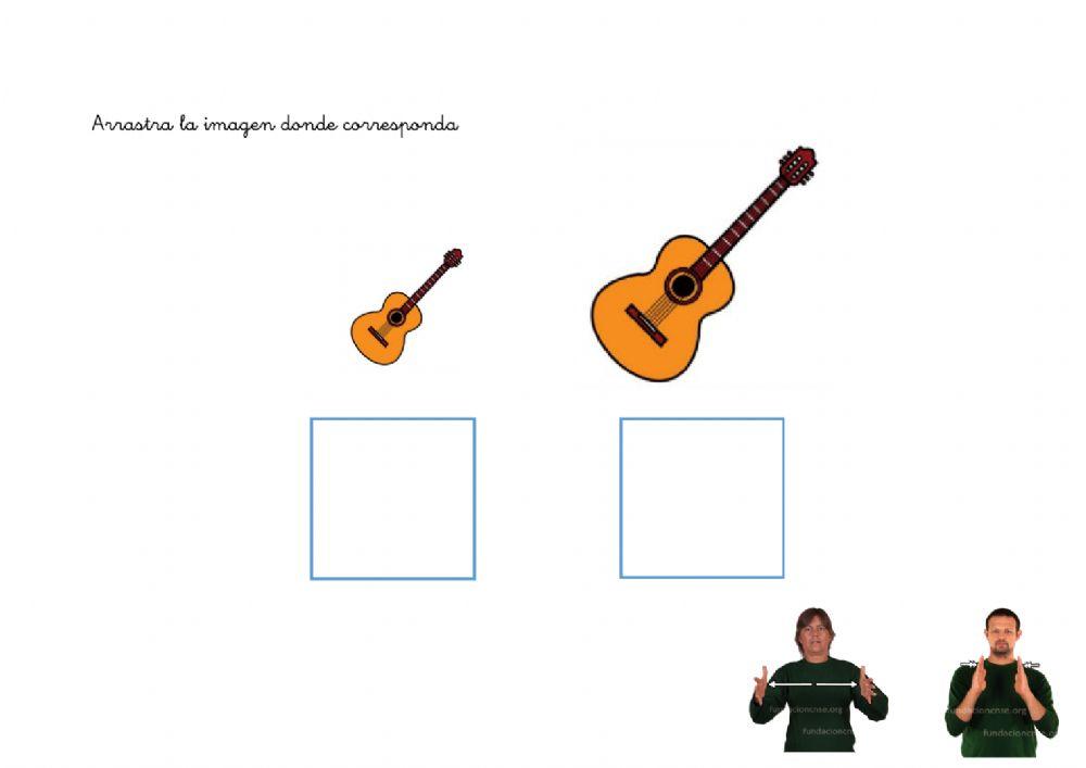 Concepto cuantitativos: GRANDE-PEQUEÑO L.S.E