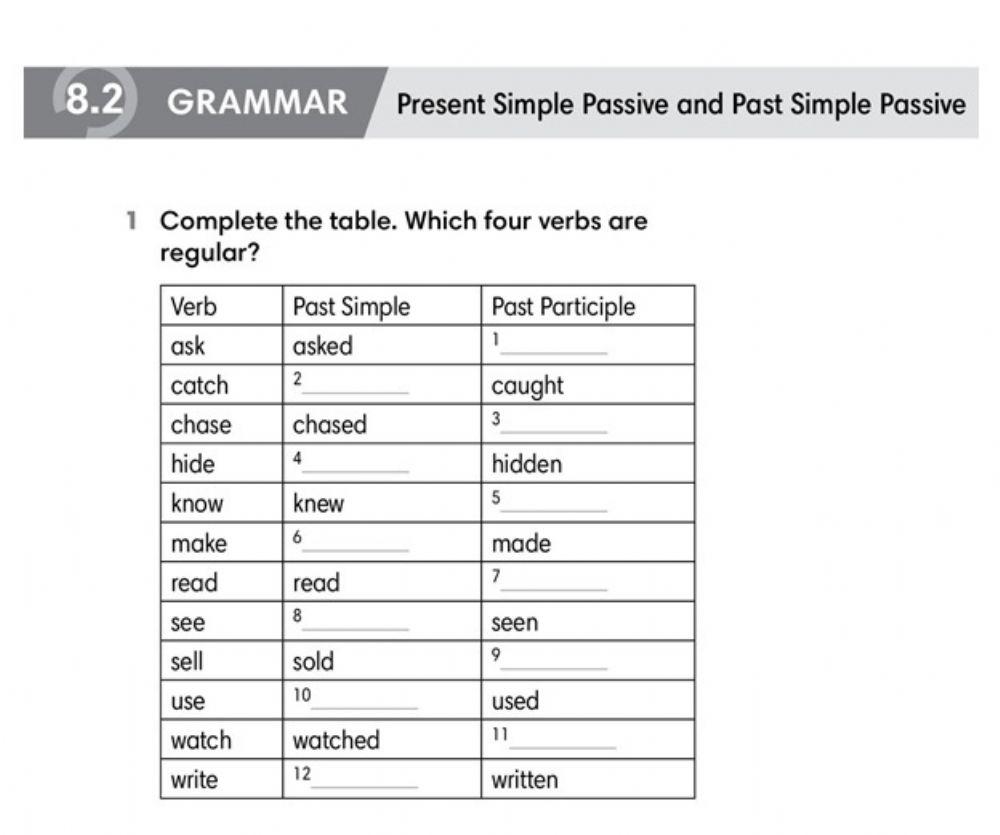 Irregularregular verbs worksheet Live Worksheets