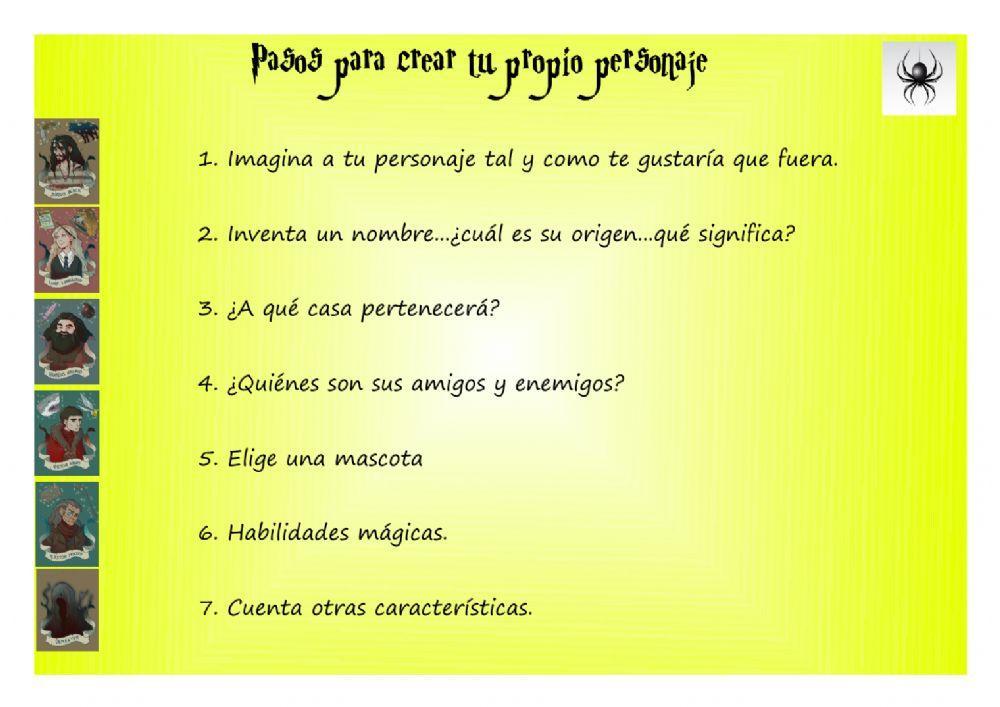 Diseña tu propio personaje