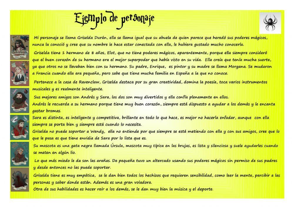 Diseña tu propio personaje