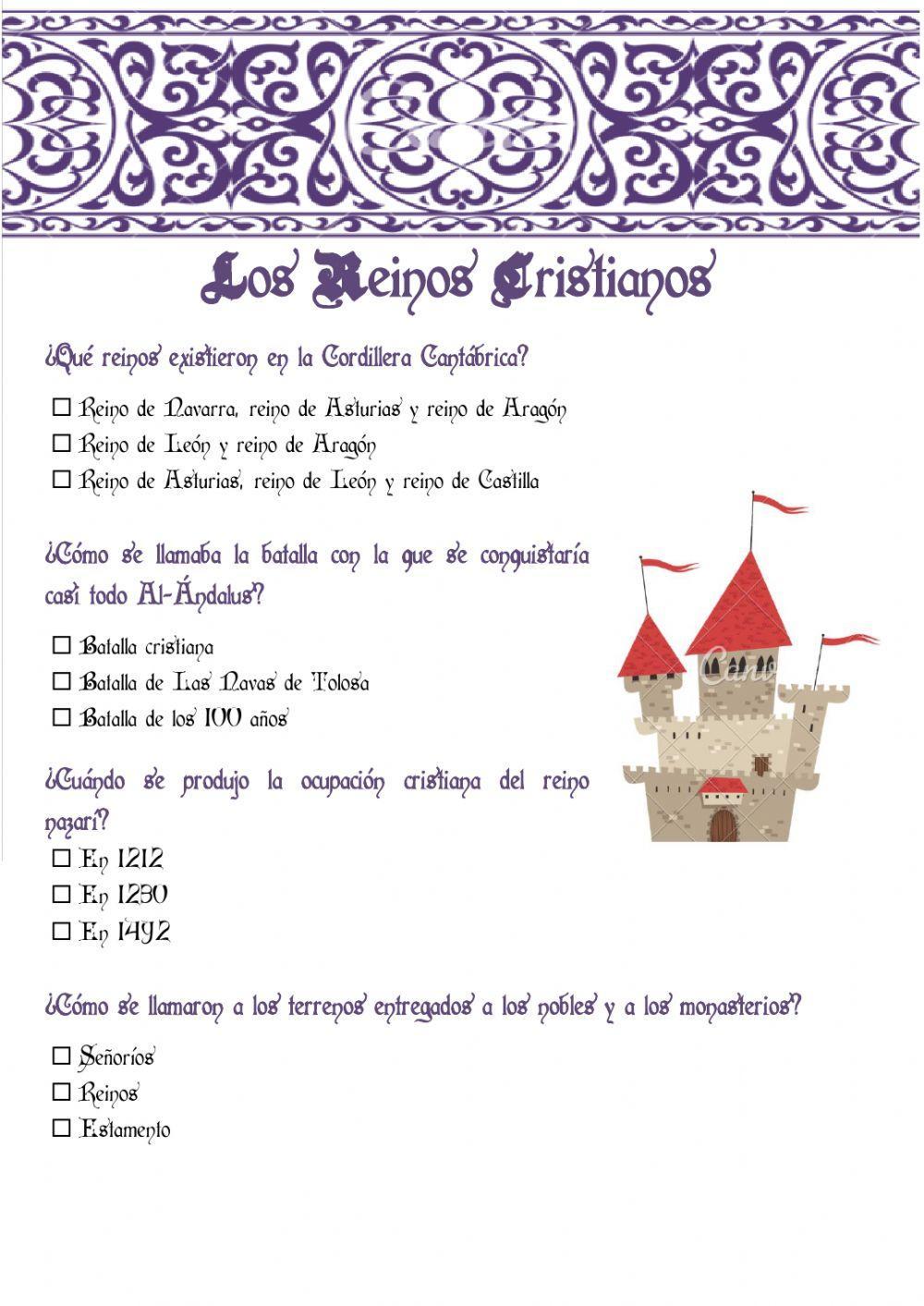 Los reinos cristianos