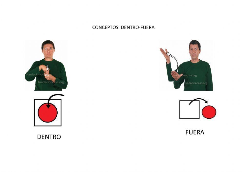 Conceptos espaciales: DENTRO-FUERA L.S.E