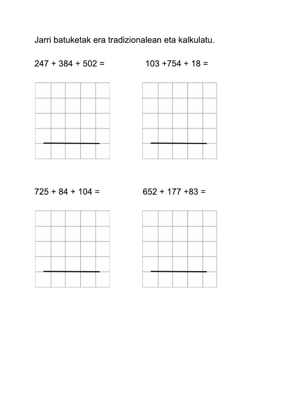 Ehuneko hiru batugai 2