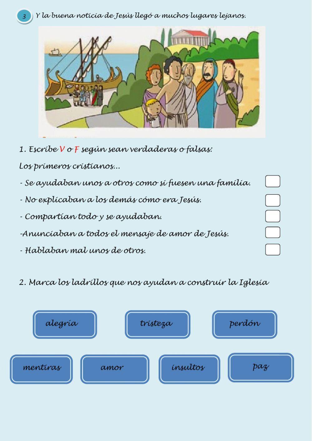 La Iglesia. Los primeros cristianos La Iglesia. Los primeros cristianos