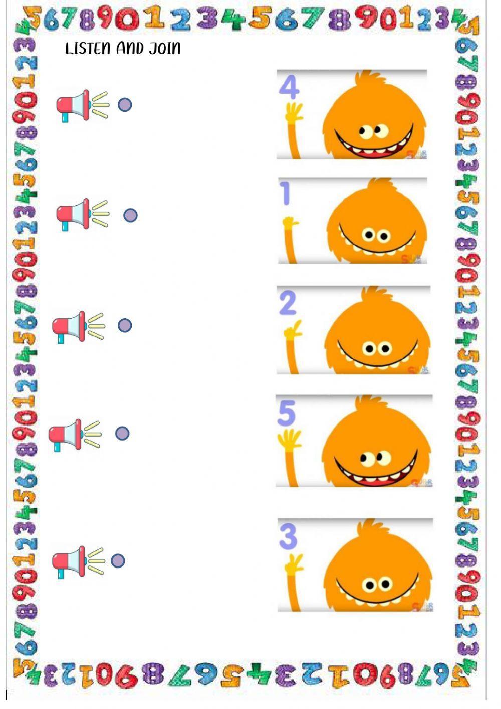 Numbers 1-5 Numbers 1-5
