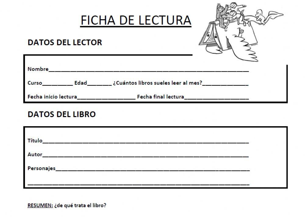 Ficha libro divertida