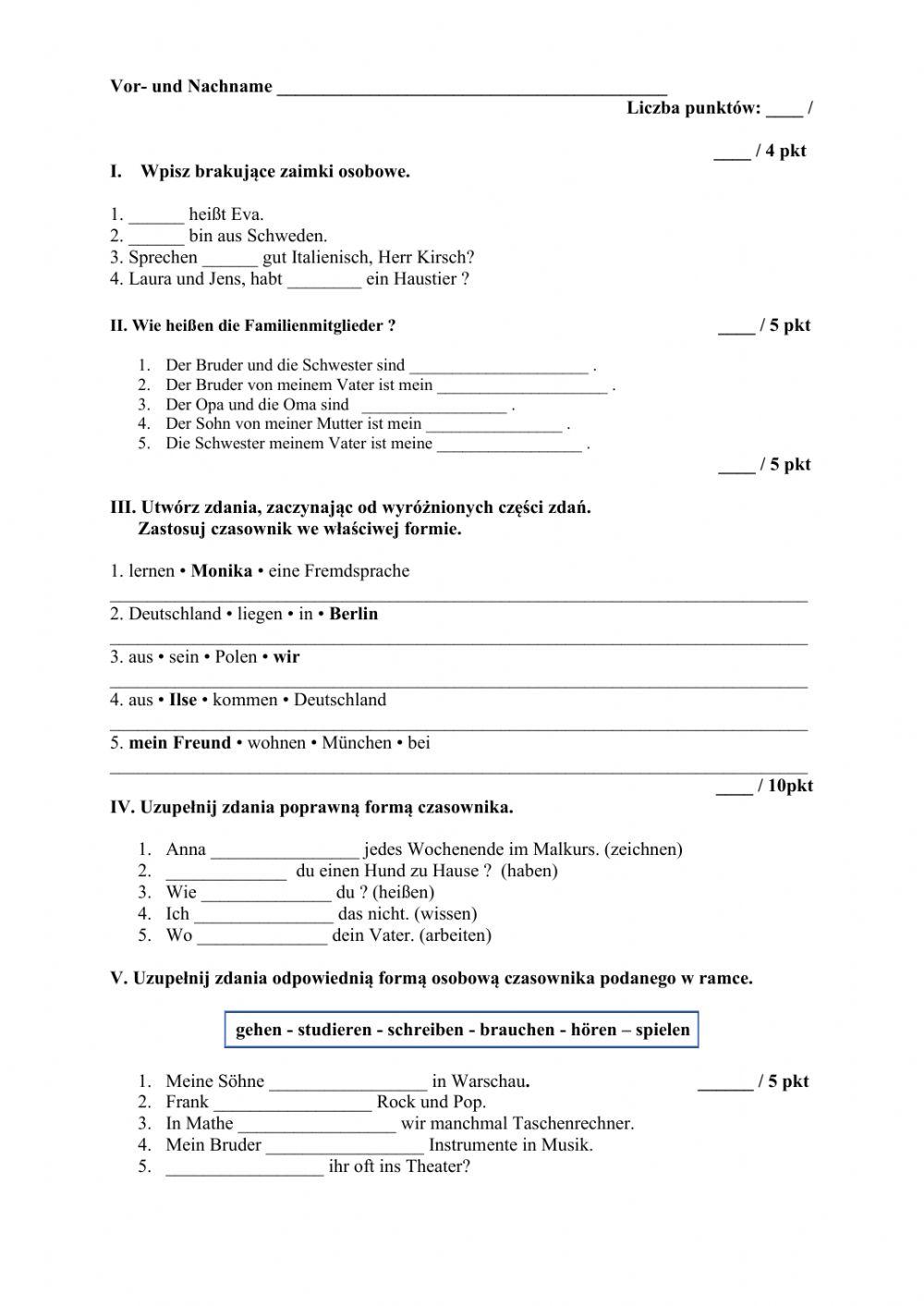 Prasens, Familie, Haustiere