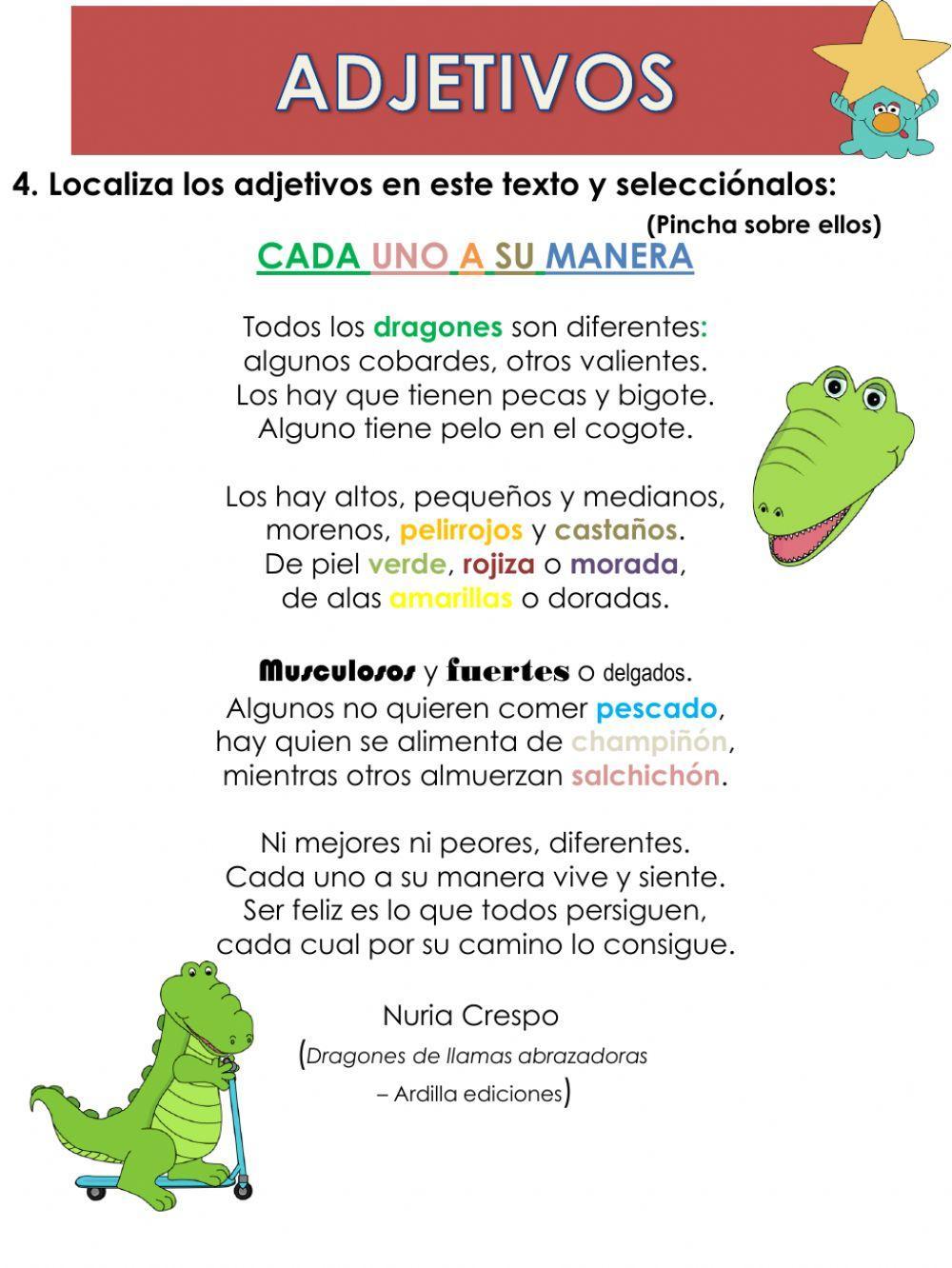 Adjetivos calificativos