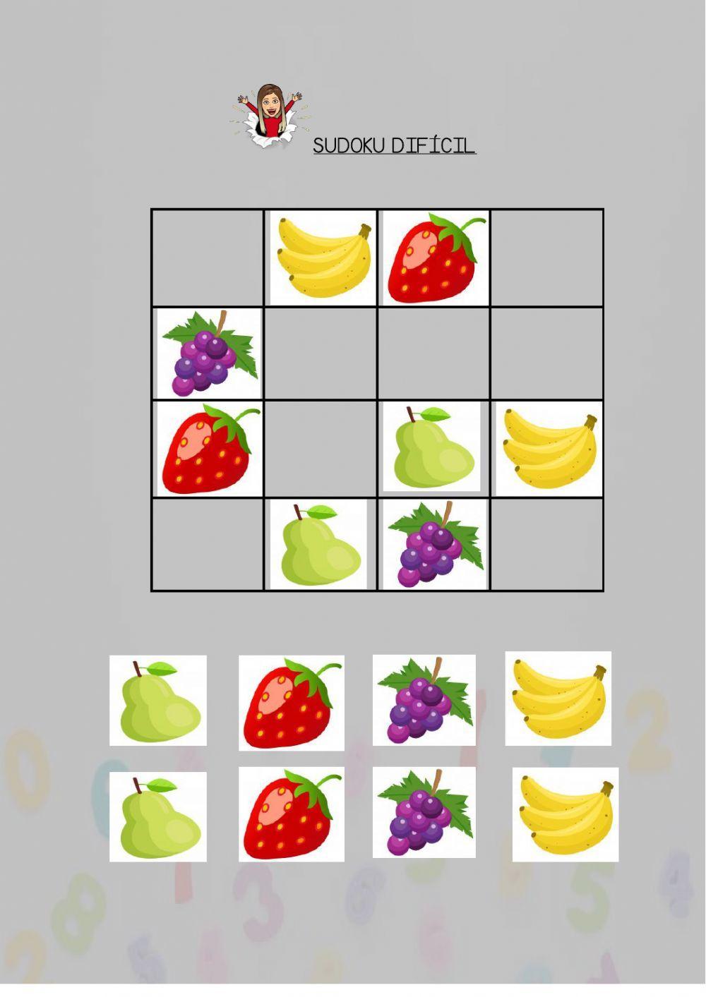 Sudoku frutas