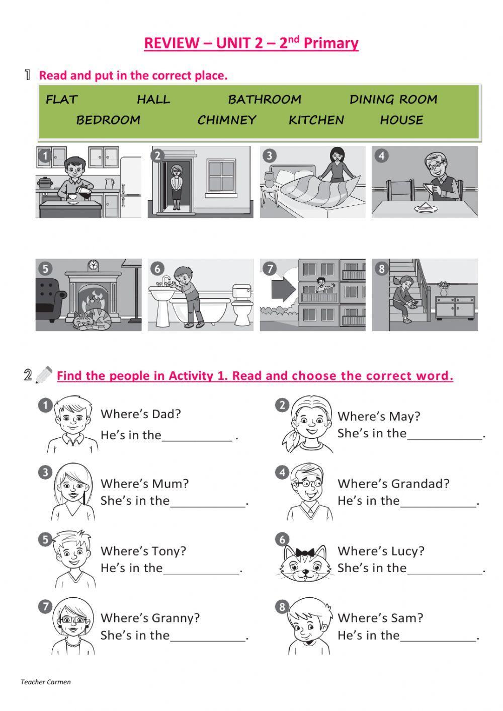 2nd Primary - Review Unit 2
