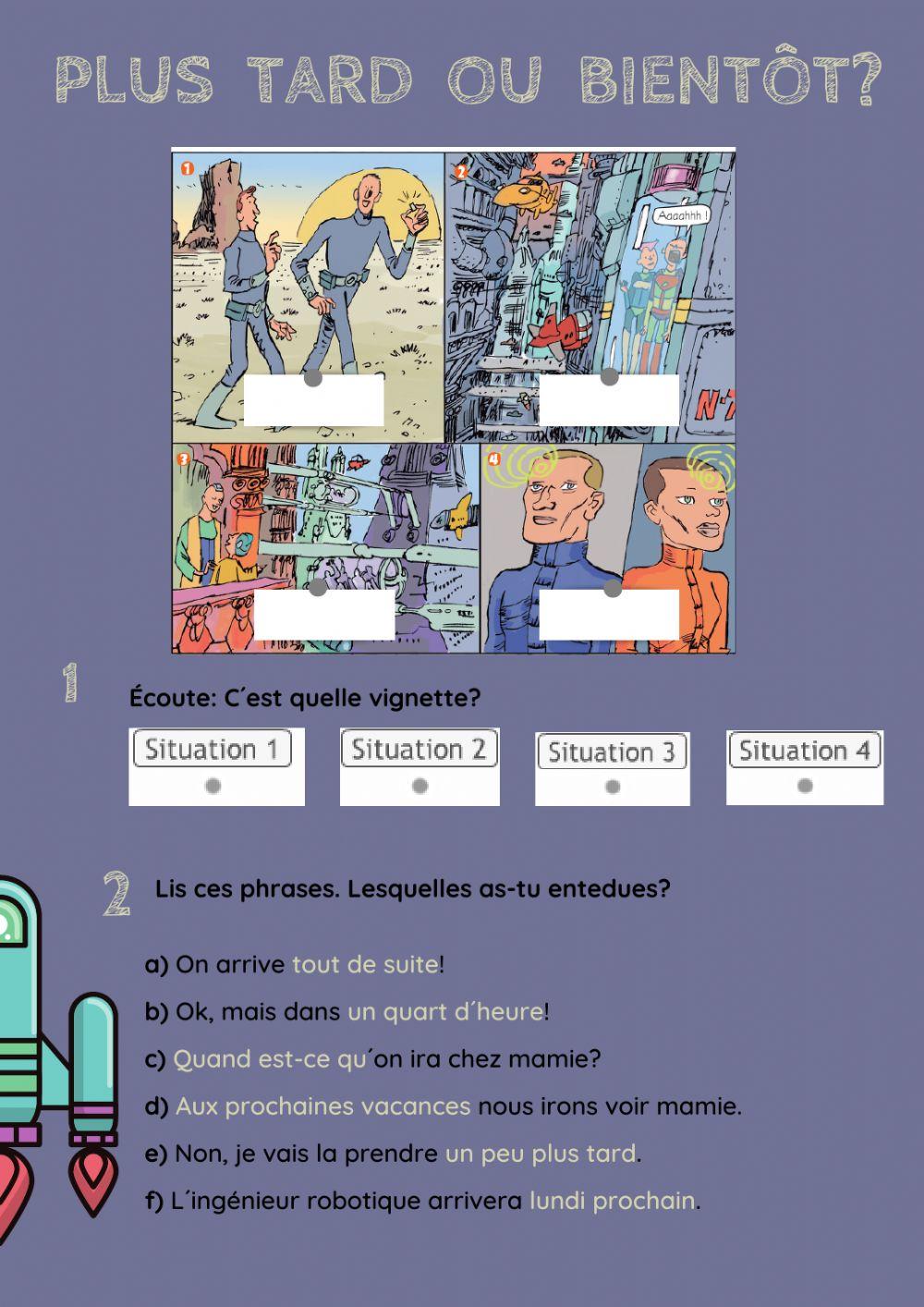 Plus tard ou bientôt?