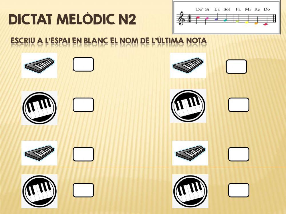Dictat melodic n2