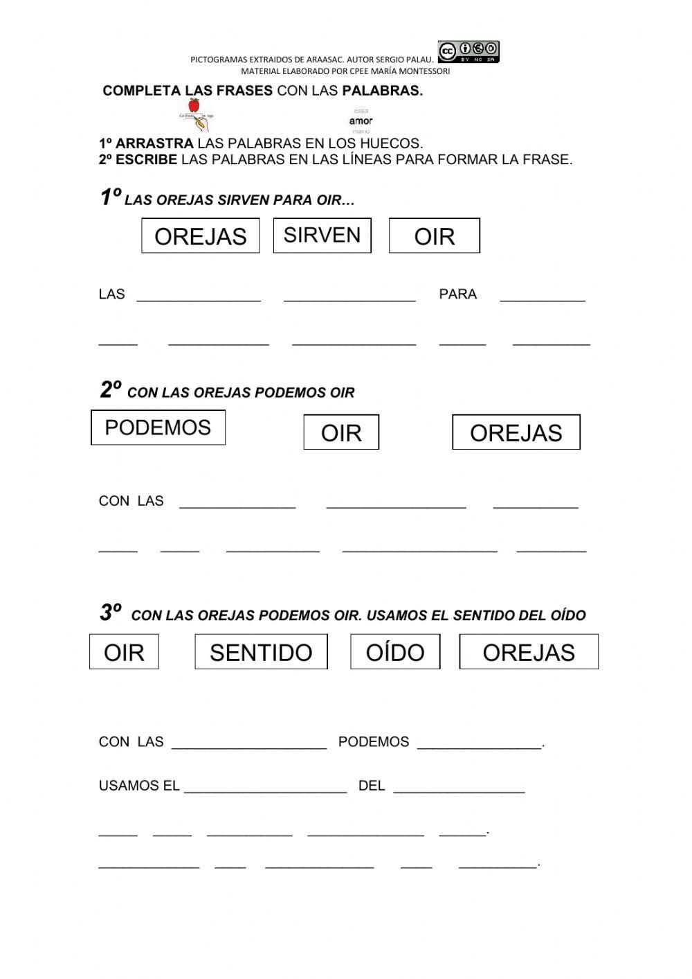 Las orejas sirven para...3