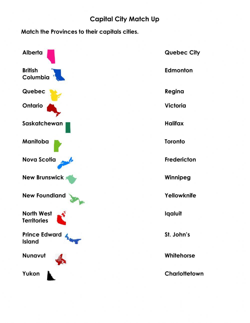 Canada-Capital City Match Up