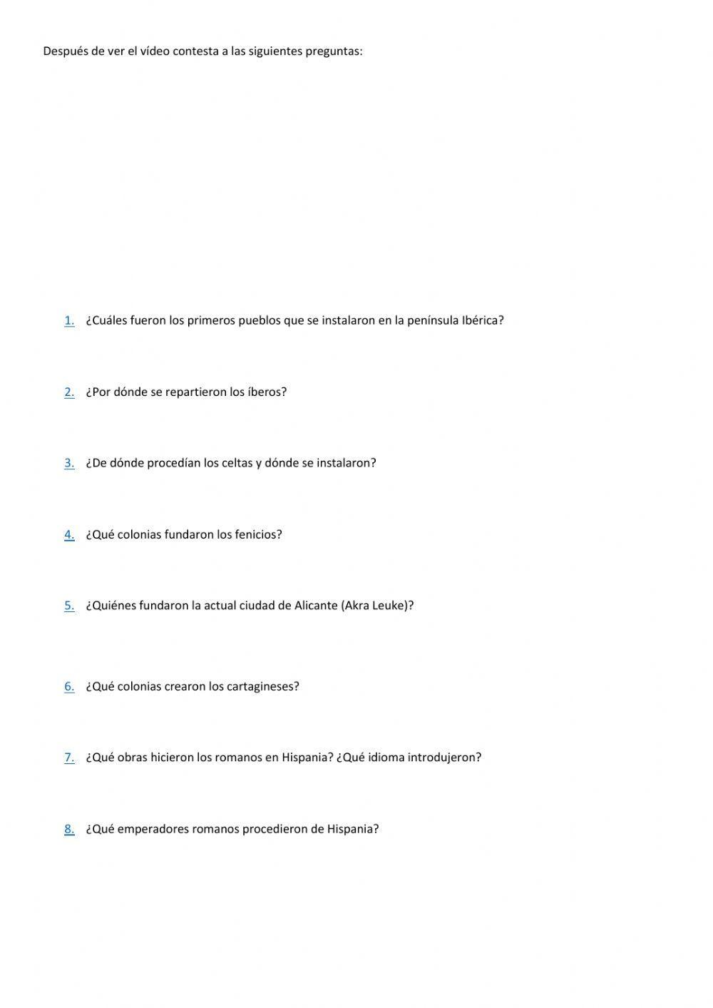 La edad antigua en España