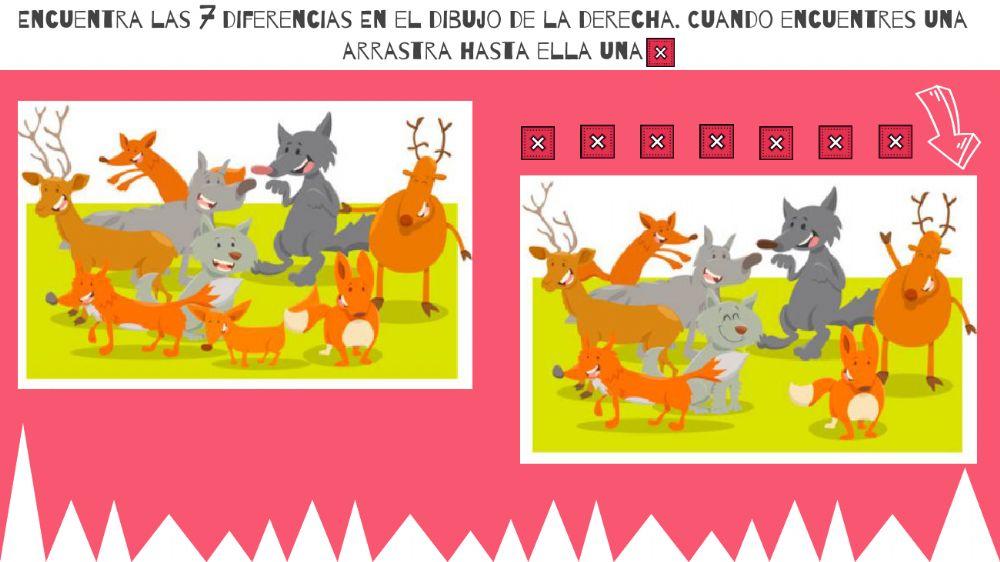 Encuentra las 7 diferencias