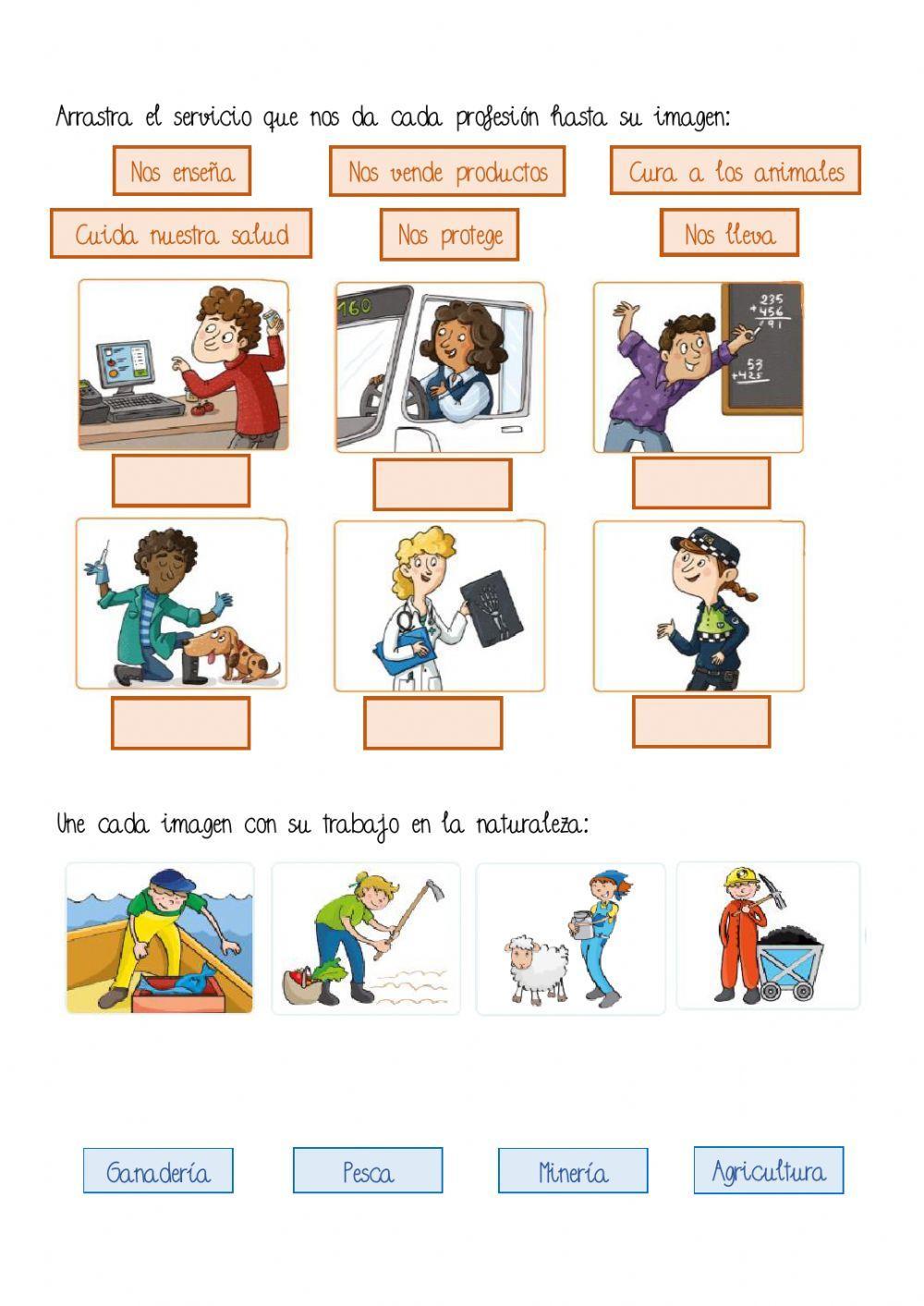 Las profesiones Las profesiones