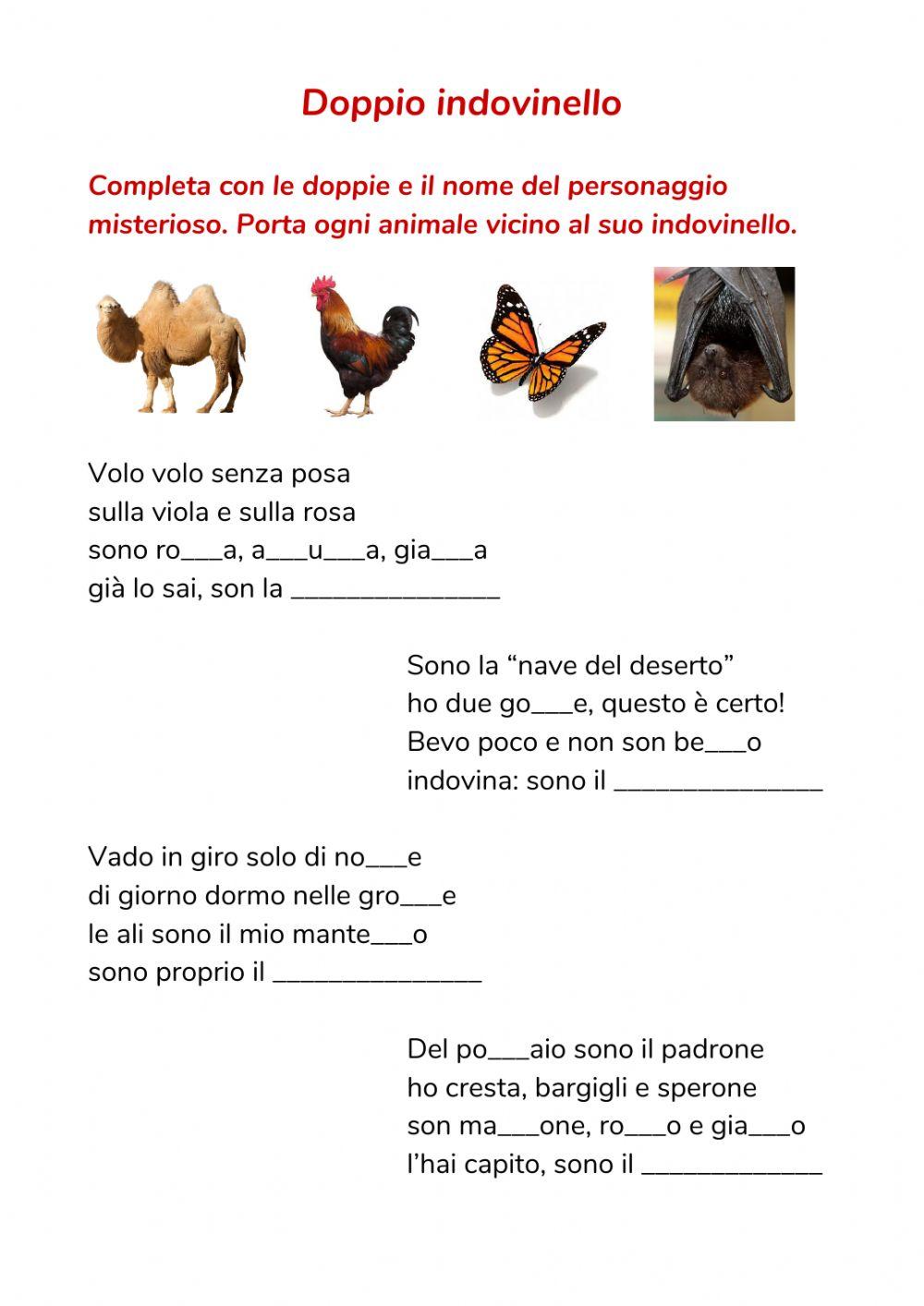 Doppio indovinello Doppio indovinello