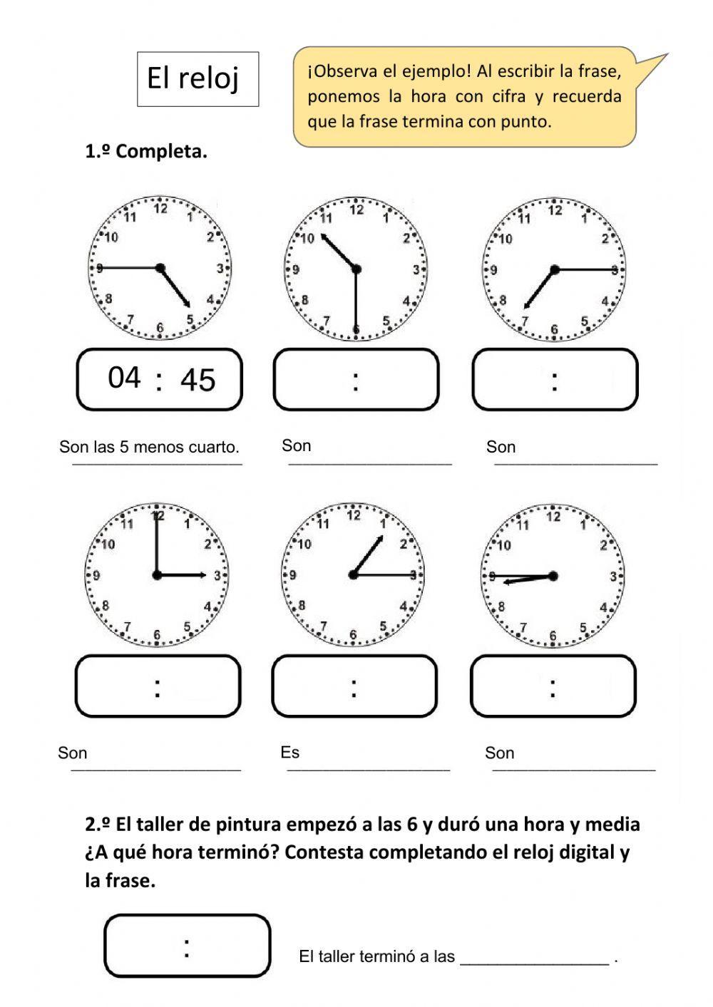 Las horas 2 Las horas 2