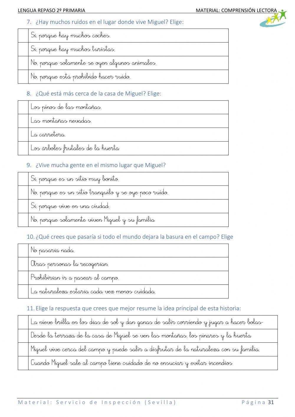 15. Paisajes desde la terraza. Lecturas cortas.