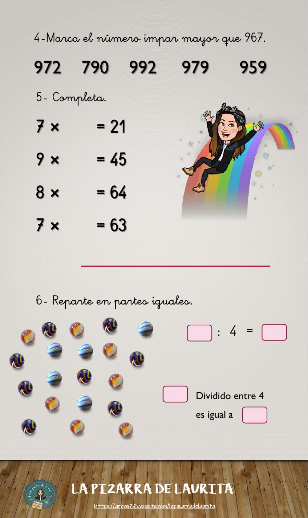 Multiplicación y División