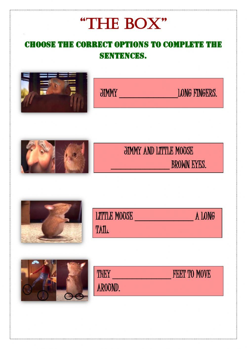 The Box and  Have got-Has got