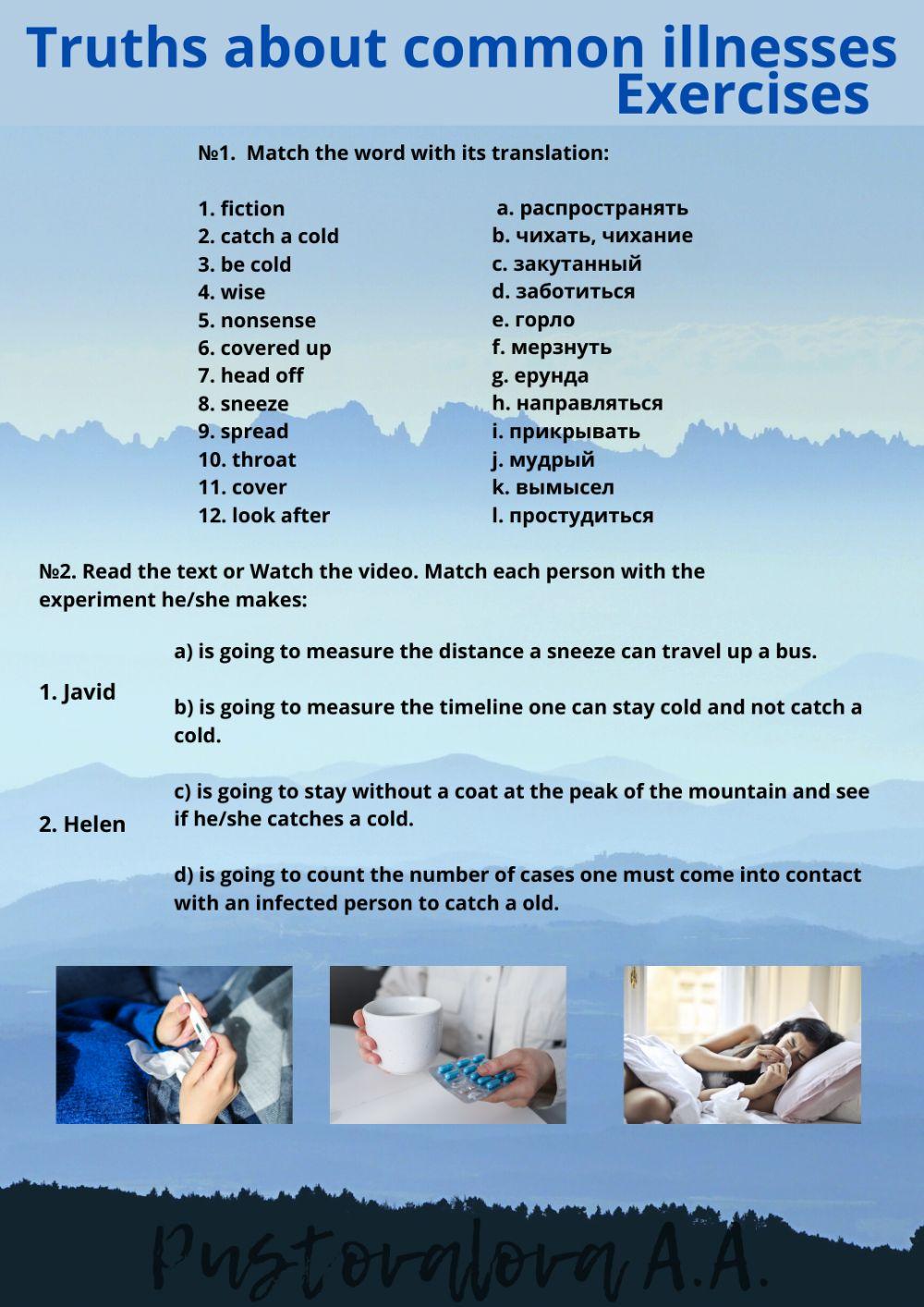 Truths about illnesses (exercises part 1)