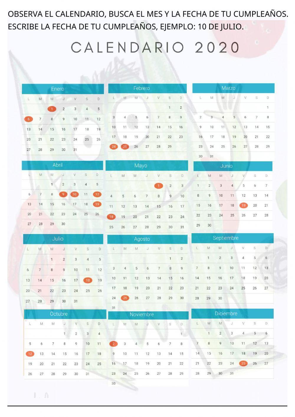 Calendario anual